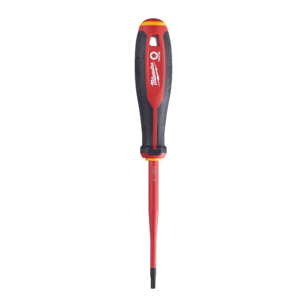 Milwaukee Tri-Lobe Schraubendreher T20 x 100 VDE geprüft Produktbild Milwaukee Tri-Lobe Schraubendreher T20 x 100 VDE geprüft