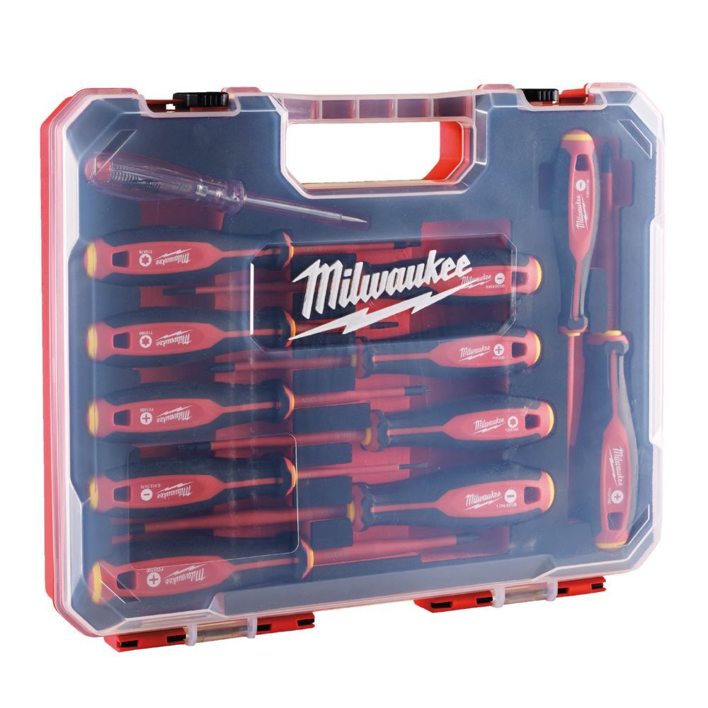 Milwaukee Tri-Lobe Schrauberdreher 12 Teilig VDE geprüft Produktbild Milwaukee Tri-Lobe Schrauberdreher 12 Teilig VDE geprüft