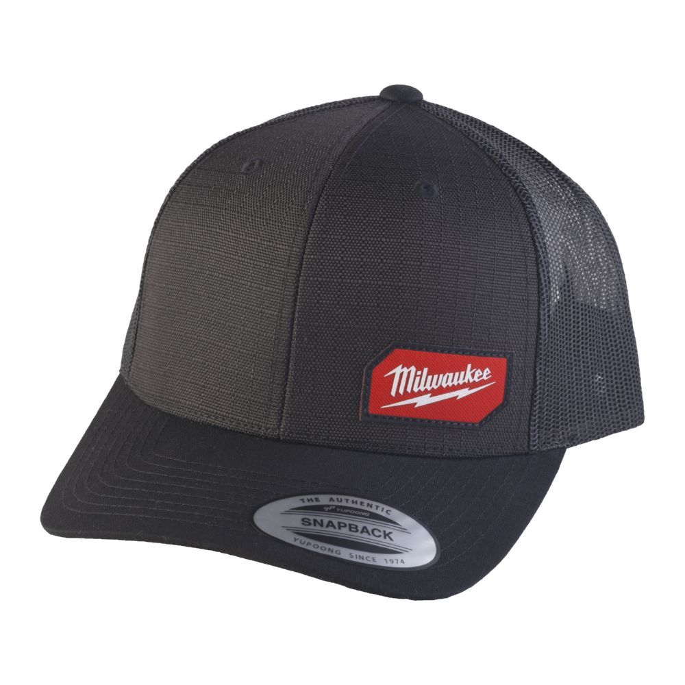 Milwaukee Elektrowerkzeuge Trucker Kappe in schwarz STCBL Produktbild Milwaukee Elektrowerkzeuge Trucker Kappe in schwarz STCBL