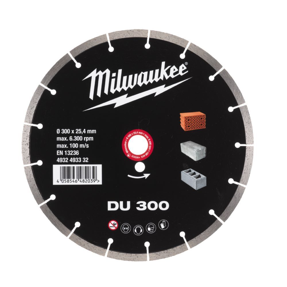 Milwaukee Elektrowerkzeuge Universal Diamanttrennscheibe Durchmesser 300 mm Produktbild Milwaukee Elektrowerkzeuge Universal Diamanttrennscheibe Durchmesser 300 mm