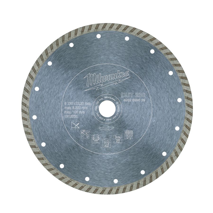 Milwaukee Universal geschlossen Diamanttrennscheibe DUT 230mm Produktbild Milwaukee Universal geschlossen Diamanttrennscheibe DUT 230mm