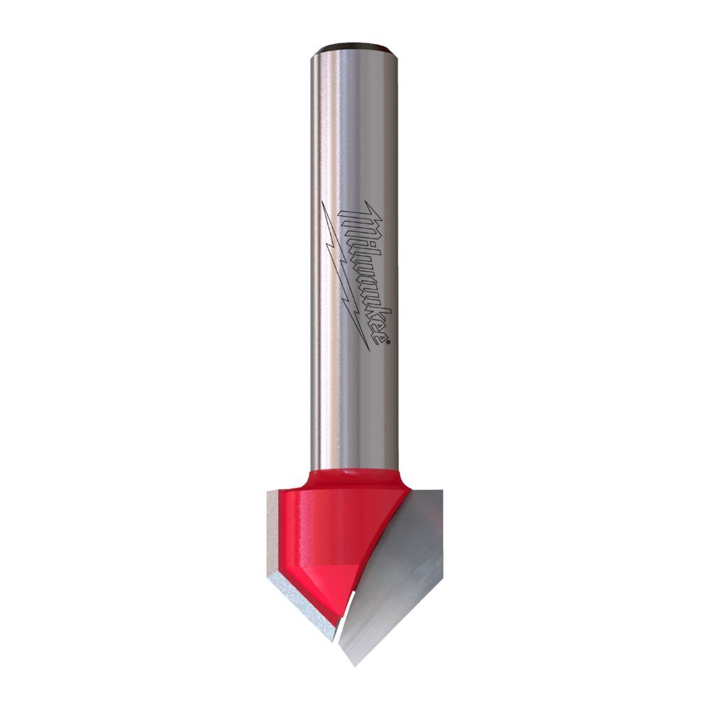 Produktbild Milwaukee V-Nutfräser 1/4 Zoll Schaft 12,7 x 44,5 mm