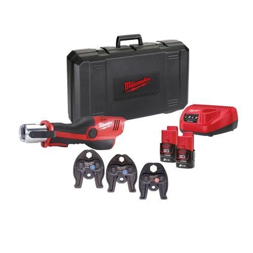 Produktbild Milwaukee M12ONEHPT-202C V-Set 2 M12 Akku-Presswerkzeug