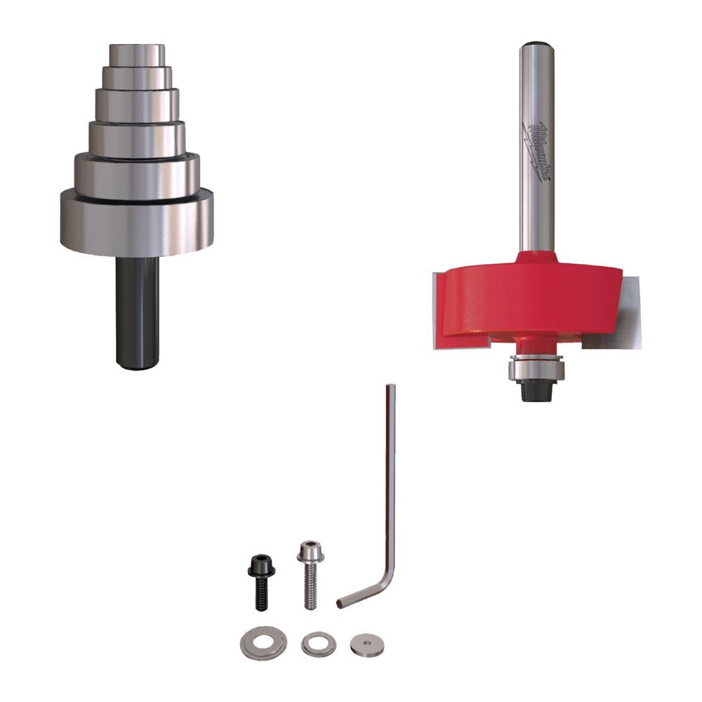 Produktbild Milwaukee Vario-Falzfräser 1/4 Zoll Schaft 34,9 x 0-12,7 mm