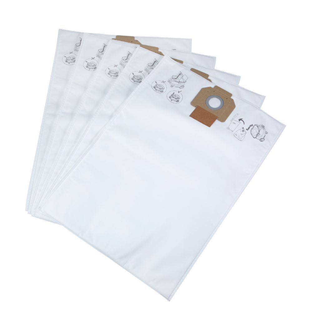 Milwaukee Filtersack 30 Liter für AS 30/42 Pack mit 5 Stück Milwaukee Filtersack 30 Liter für AS 30/42 Pack mit 5 Stück