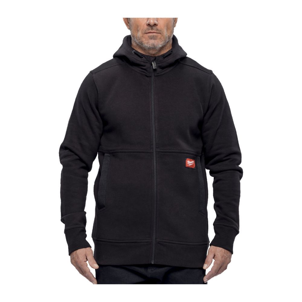 Produktbild Milwaukee Full-Zip Kapuzenpullover schwarz WHZBL-XXXL GRIDIRON