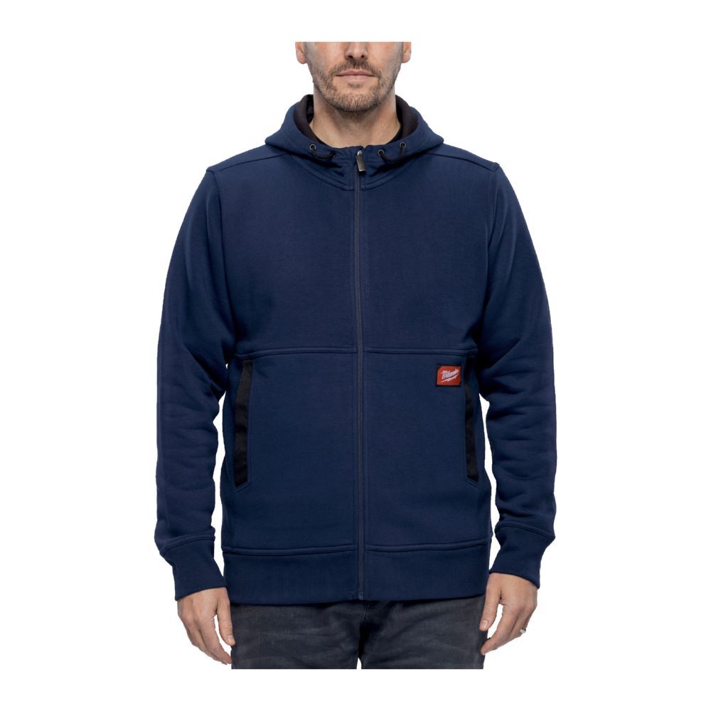 Produktbild Milwaukee Full-Zip Kapuzenpullover blau WHZBLU-XXL GRIDIRON