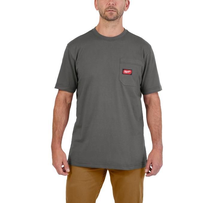 Produktbild Milwaukee WTSSGR-XL Arbeits T-Shirt grau Größe XL