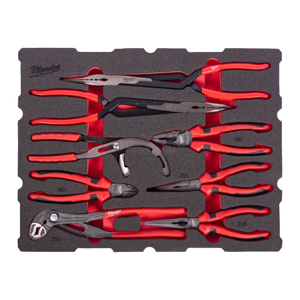 Produktbild Milwaukee Zangen Einlage 9-teilige Einlage für PACKOUT Koffer mit Schubladen