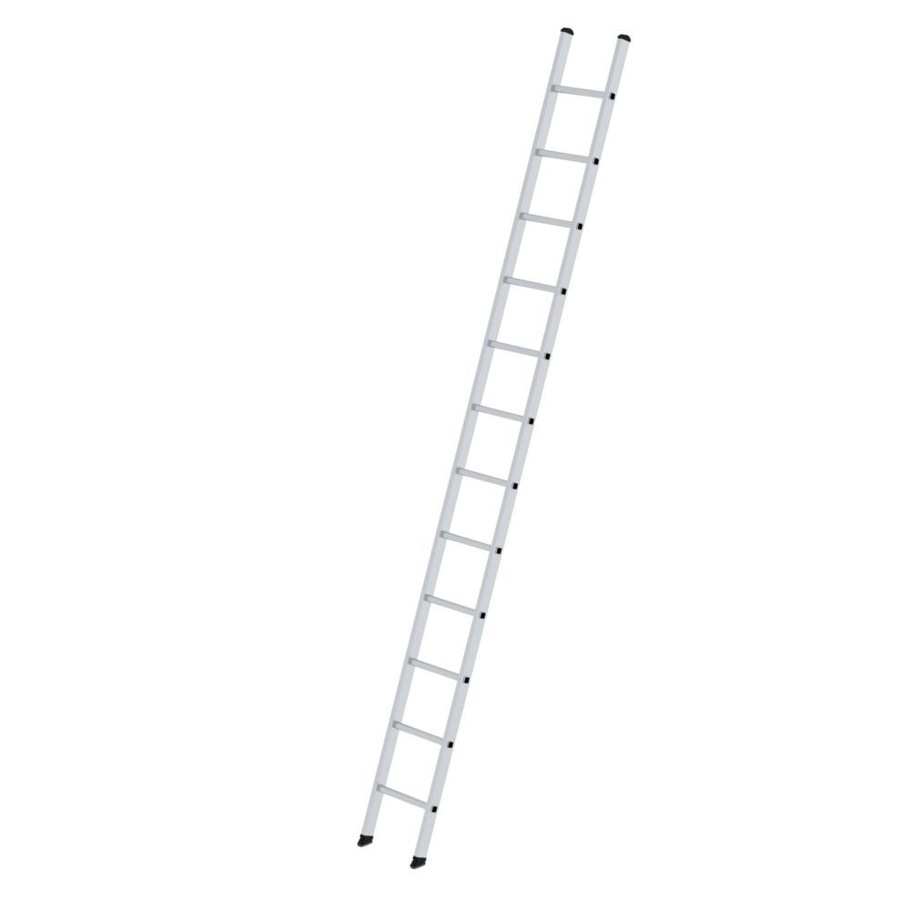Munk Sprossen Anlegeleiter 3594 mm 12 Sprossen 350 mm breit ohne Traverse Produktbild Munk Sprossen Anlegeleiter 3594 mm 12 Sprossen 350 mm breit ohne Traverse