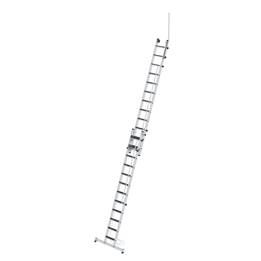 Munk Stufen Seilzugleiter 2x12 Stufen 6420 mm 2 teilig mit Handlauf und Ausstiegsholm Produktbild Munk Stufen Seilzugleiter 2x12 Stufen 6420 mm 2 teilig mit Handlauf und Ausstiegsholm