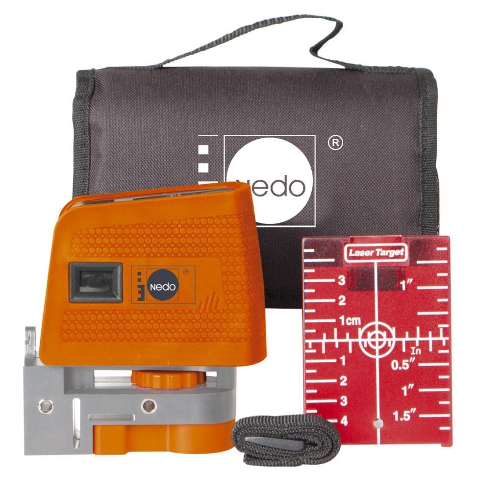 Nedo X-Liner 5P Fünf-Punkt-Laser / roter Laser 3 Punkte waagrecht + 2 Punkte senkrech Produktbild Nedo X-Liner 5P Fünf-Punkt-Laser / roter Laser 3 Punkte waagrecht + 2 Punkte senkrech