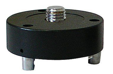 Nedo Dreifuß-Adapter frei stehend 5/8''-Gewinde AL14 schwarz Produktbild Nedo Dreifuß-Adapter frei stehend 5/8''-Gewinde AL14 schwarz