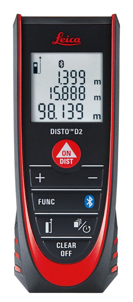 Leica DISTO D2 mit Bluetooth Handlasermeter Produktbild Leica DISTO D2 mit Bluetooth Handlasermeter