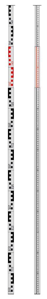 Nedo Nivellierfix 1,12 m bis 3,00 m B 34 mm Teilung 6A / mm Produktbild Nedo Nivellierfix 1,12 m bis 3,00 m B 34 mm Teilung 6A / mm