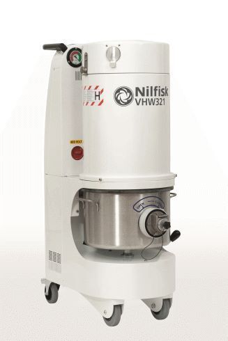 Nilfisk Industriestaubsauger Edelstahl-Schmutzbehälter VHW321 LC 5PP Produktbild Nilfisk Industriestaubsauger Edelstahl-Schmutzbehälter VHW321 LC 5PP