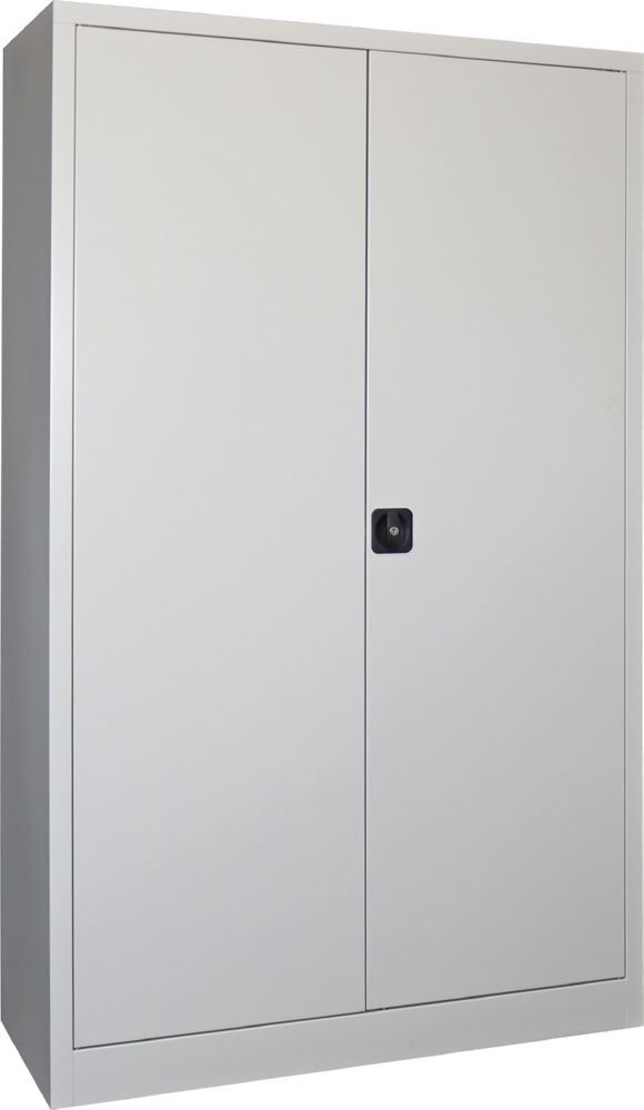 Produktbild PAVOY Flügeltürenschrank 1950x1200x500 mm 4 Böden gepulvert RAL 7035