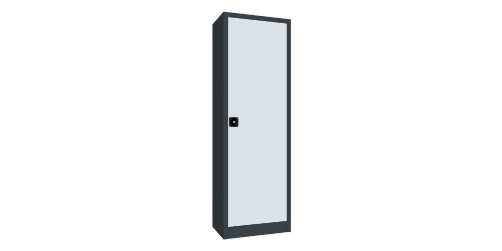 Produktbild PAVOY Flügeltürenschrank 1950x640x400 mm 4 Böden verzinkt RAL 7016/7035