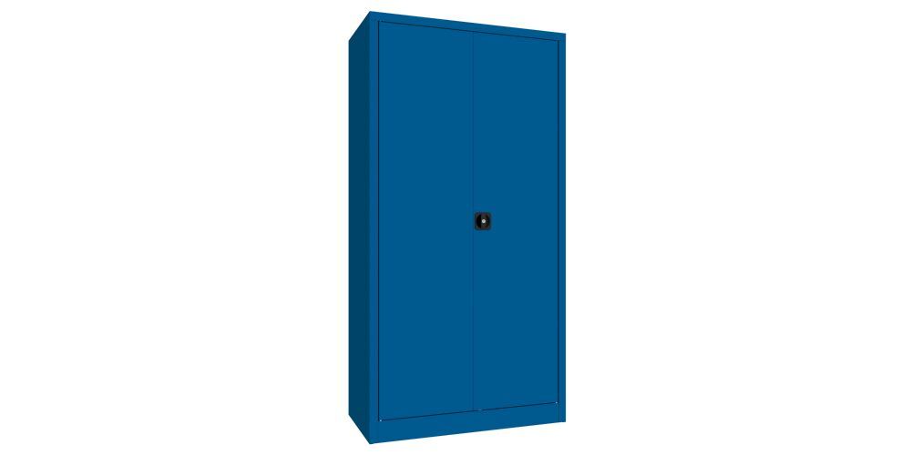 Produktbild PAVOY Flügeltürenschrank 1950x1000x500 mm 4 Böden verzinkt RAL 5010