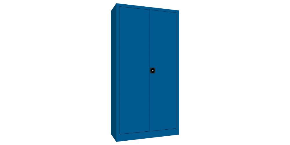 Produktbild PAVOY Flügeltürenschrank 1950x1000x400 mm Wertfach 3 Böden verzinkt RAL 5010