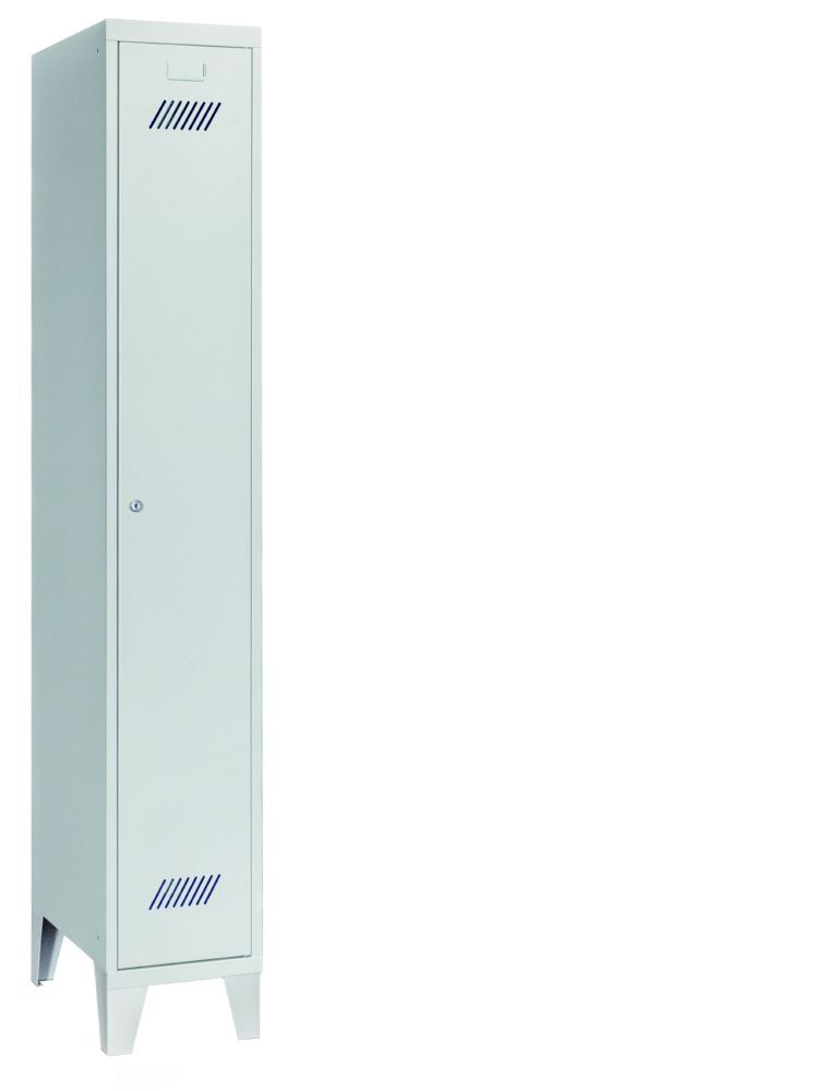 Produktbild Garderobenschrank mit Füßen, 1850x300x500 mm, 1 Abteile, RAL 7035 bild 2