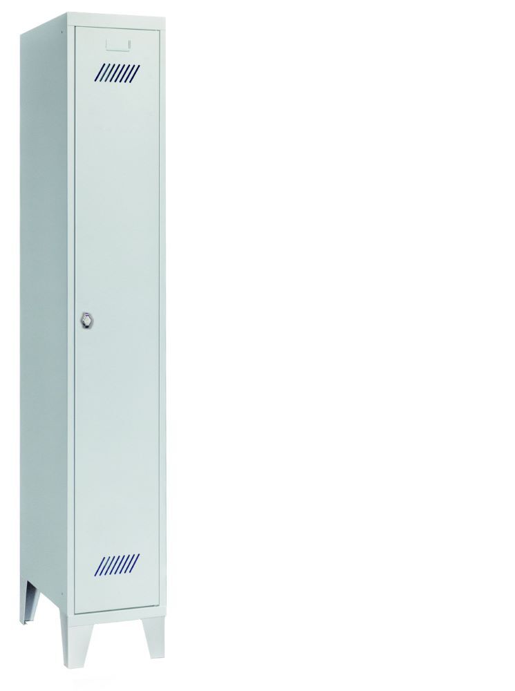 Produktbild PAVOY Garderobenschrank mit Füßen 1850x300x500 mm 1 Abteile RAL 7035