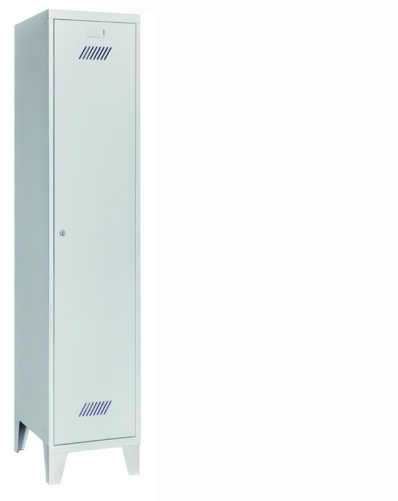 Produktbild PAVOY Garderobenschrank mit Füßen 1850x400x500 mm 1 Abteile RAL 7035