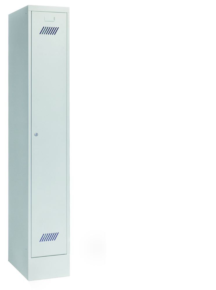 Produktbild PAVOY Garderobenschrank mit Sockel 1850x300x500 mm 1 Abteile RAL 7035