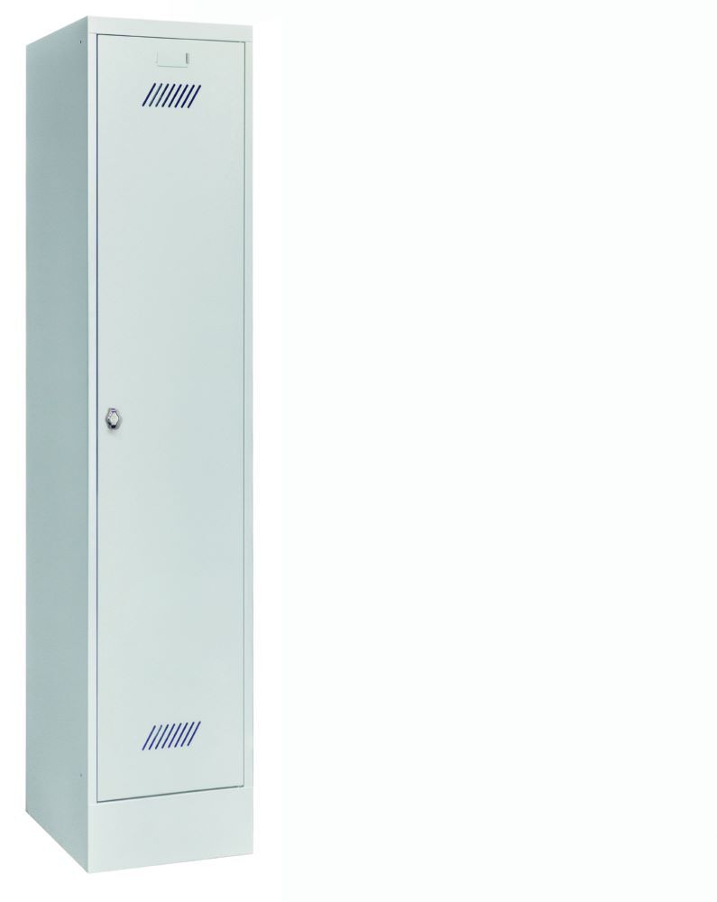Produktbild PAVOY Garderobenschrank mit Sockel 1850x400x500 mm 1 Abteile RAL 7035