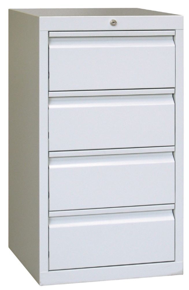 Produktbild PAVOY Schubladenschrank Gleitführung 900x500x500 mm Blende 4x200 RAL 7035