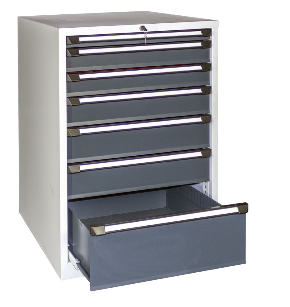 Produktbild Schubladenschrank 1030/700/715, 1x50, 2x100, 1x125, 2x150, 1x250 mm, 70 kg Volla bild 2