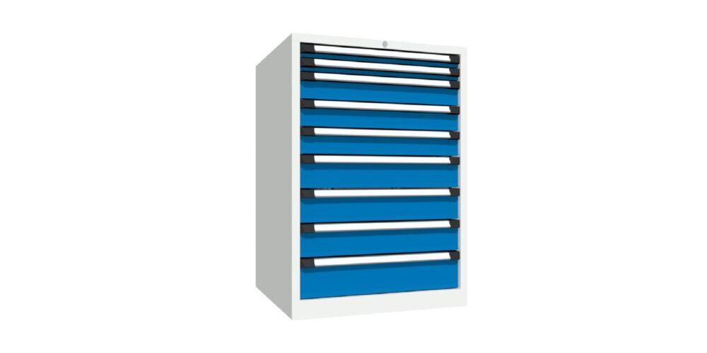 Produktbild PAVOY Schubladenschrank 1030/700/715 70 kg Vollauszug RAL 7035/5010