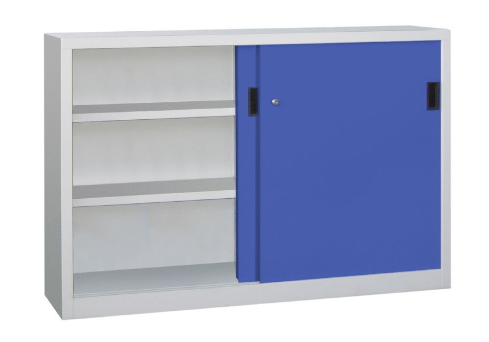 Produktbild PAVOY Schwerlastschiebetürenschrank 1000x1500x400Traglast 1000 kg RAL 7035/5010