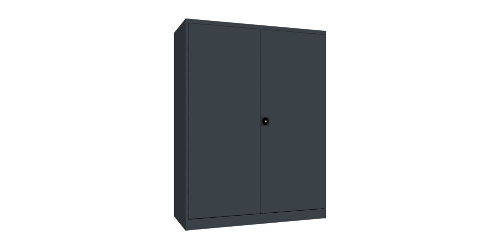 Produktbild PAVOY Schwerlastschrank 1950x1470x630 Großraum 4 Fachböden a 200 kg RAL 7016