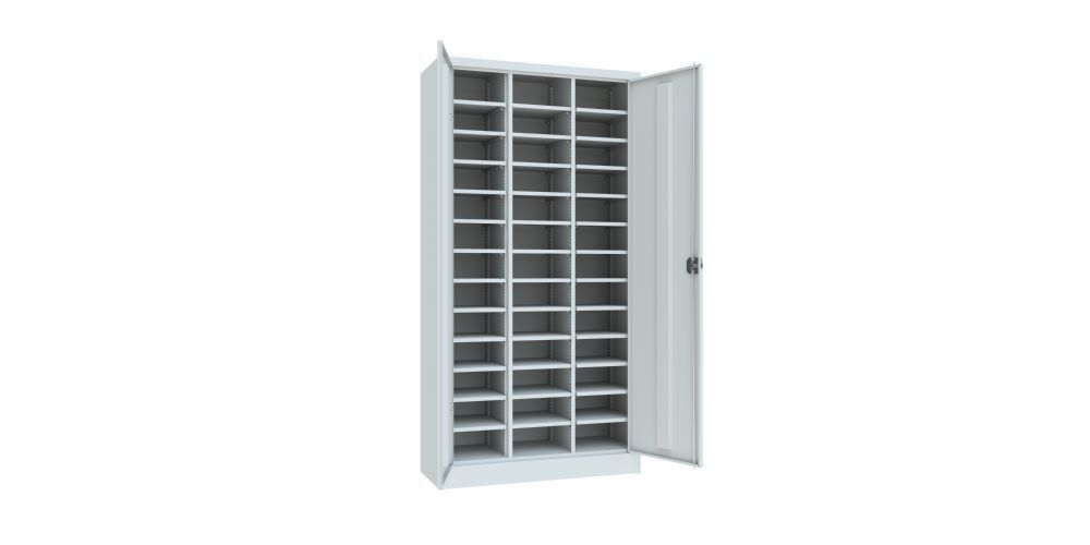 Produktbild Sortierschrank, 1950x1000x400 mm, RAL 7035 bild 2