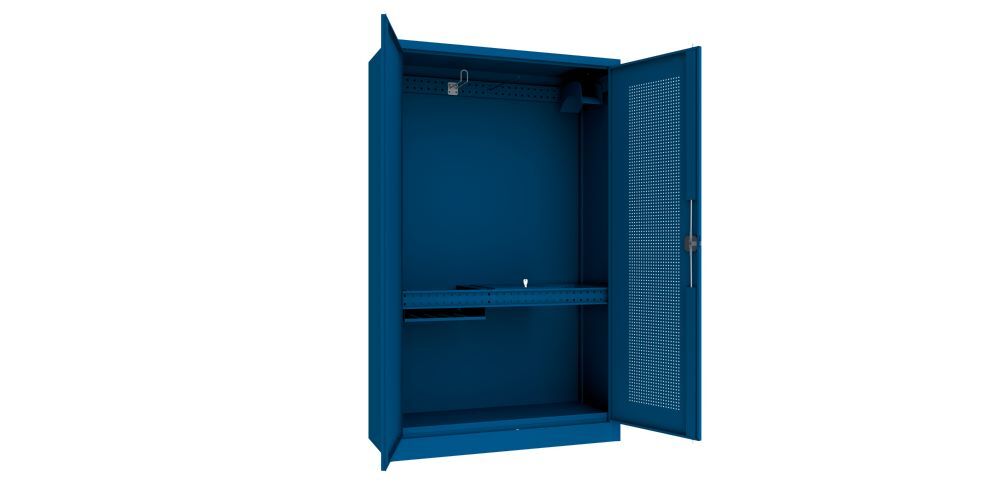 Produktbild PAVOY Sportgeräte Modulschrank Bestückung 3 Lochfeldtüren RAL 5010