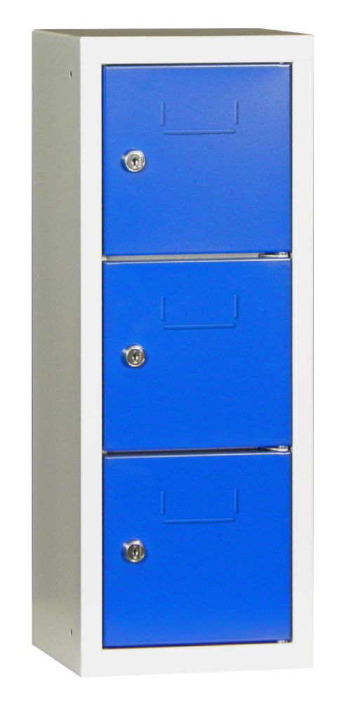 Produktbild PAVOY System Kleinfachschrank 598x225x200 mm 3 Fächer RAL 7035/5010