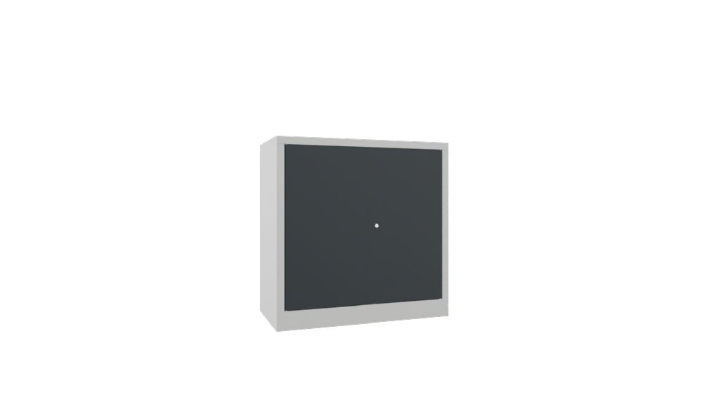Produktbild Werkzeugschrank, 1000x1000x500 mm, 3 Böden verzinkt, RAL 7035/7016 bild 2