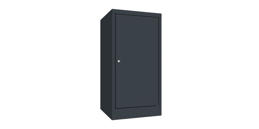 Produktbild PAVOY Werkzeugschrank 1000x500x500 mm 2 Böden verzinkt 1 Schublade RAL 7016