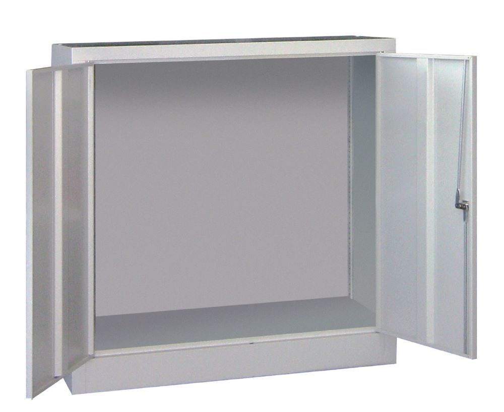 Produktbild PAVOY Werkzeugschrank 1000x1000x500 mm Leergehäuse Drehgriff RAL 7035