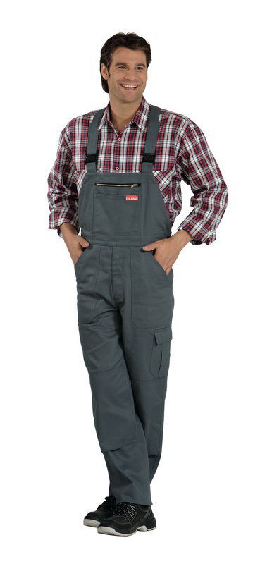 Planam BW 290 Arbeitskleidung Cargo Latzhose Arbeitshose grau Größe 52 Produktbild Planam BW 290 Arbeitskleidung Cargo Latzhose Arbeitshose grau Größe 52 bild 2