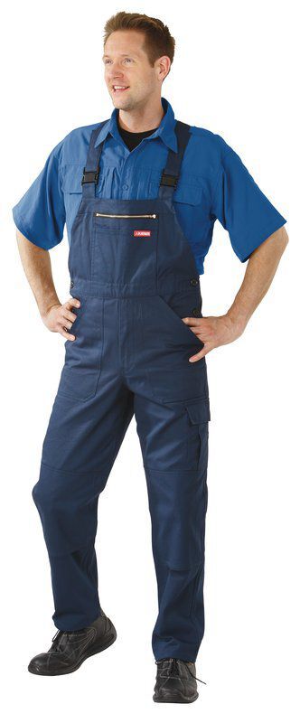 Planam BW 290 Arbeitskleidung Arbeitshose Cargo Latzhose hydronblau Größe 25 Produktbild Planam BW 290 Arbeitskleidung Arbeitshose Cargo Latzhose hydronblau Größe 25 bild 2