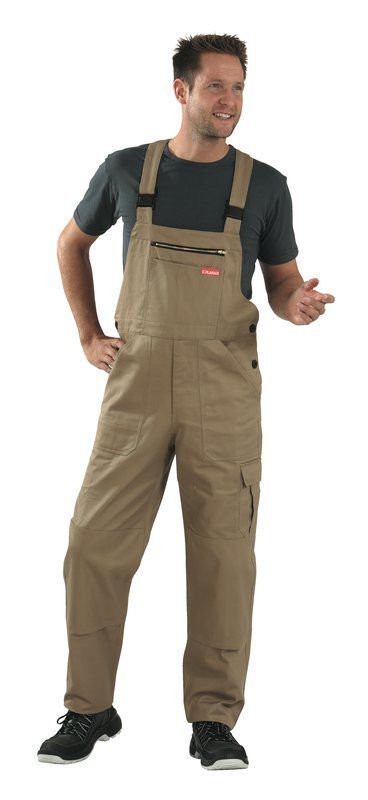 Planam BW 290 Arbeitskleidung Cargo Latzhose Arbeitshose khaki Größe 56 Produktbild Planam BW 290 Arbeitskleidung Cargo Latzhose Arbeitshose khaki Größe 56 bild 2