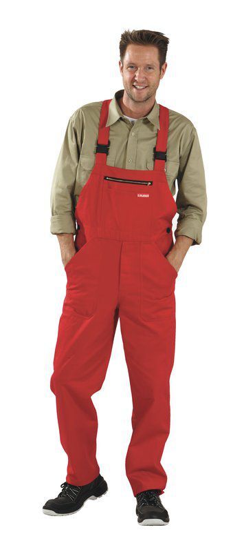Produktbild Planam BW 290 Arbeitskleidung Latzhose Arbeitshose mittelrot Größe 62 bild 2