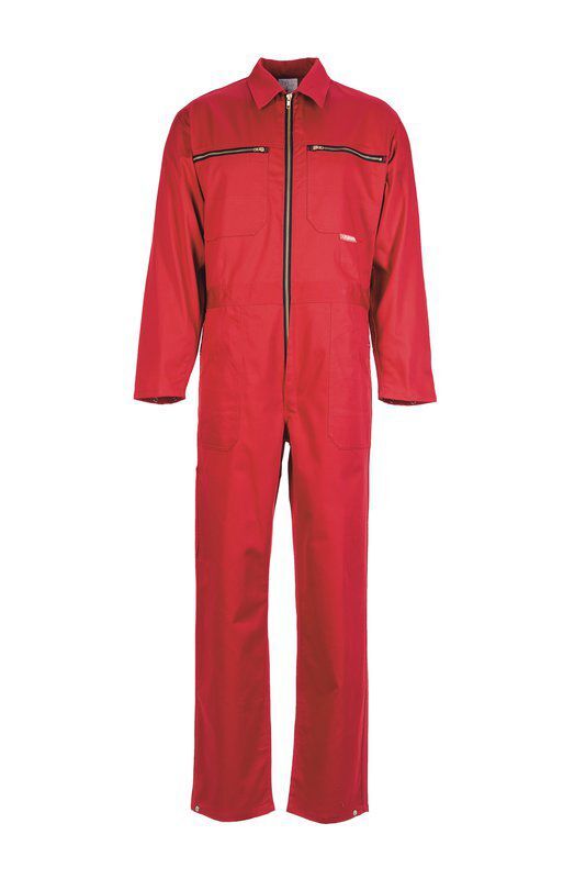 Planam MG 290 Arbeitskleidung Rallyekombi Arbeitsoverall rot Größe 64 Produktbild Planam MG 290 Arbeitskleidung Rallyekombi Arbeitsoverall rot Größe 64
