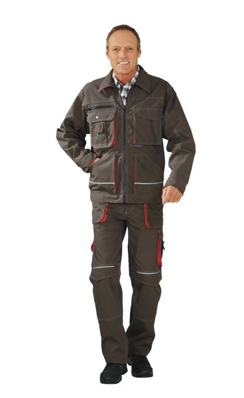 Planam Basalt Bundjacke oliv rot 52 Planam Basalt Bundjacke oliv rot 52