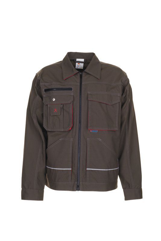 Planam Basalt Bundjacke oliv rot 52 Planam Basalt Bundjacke oliv rot 52