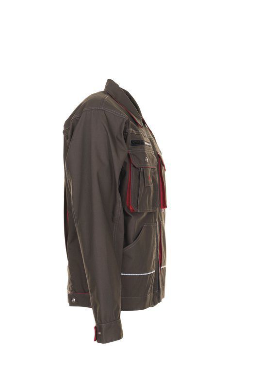 Planam Basalt Bundjacke oliv rot 52 Planam Basalt Bundjacke oliv rot 52