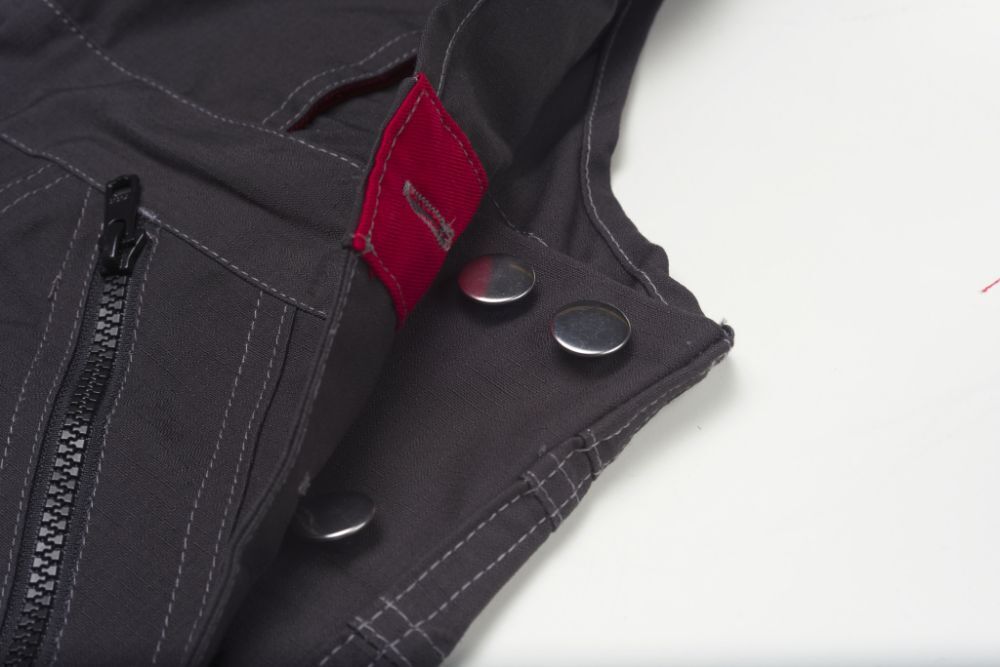 Planam Basalt Latzhose anthrazit rot 110 Produktbild Planam Basalt Latzhose anthrazit rot 110 bild 8