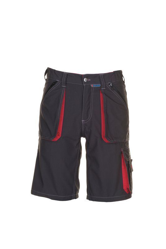 Planam Basalt Arbeitskleidung Shorts anthrazit rot XXL Produktbild Planam Basalt Arbeitskleidung Shorts anthrazit rot XXL